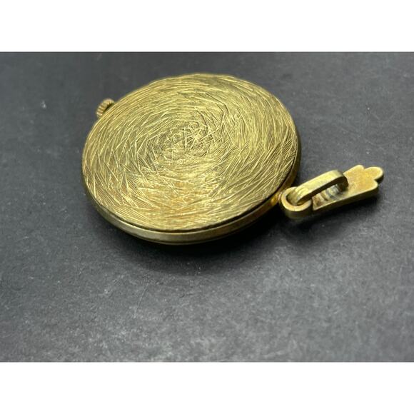 Arnex Pedre 17 Jewel Pendant Watch Incabloc Swiss Made Gold Plated 10 Microns - Picture 7 of 11